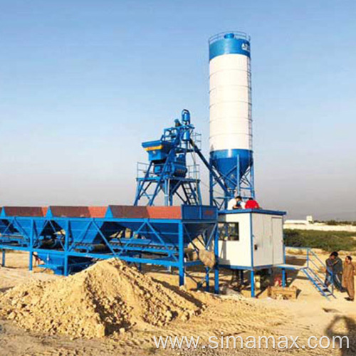 hzs25 plant cement concrete batching plant